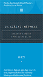 Mobile Screenshot of mediadij.epiteszforum.hu