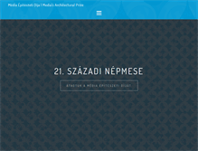 Tablet Screenshot of mediadij.epiteszforum.hu
